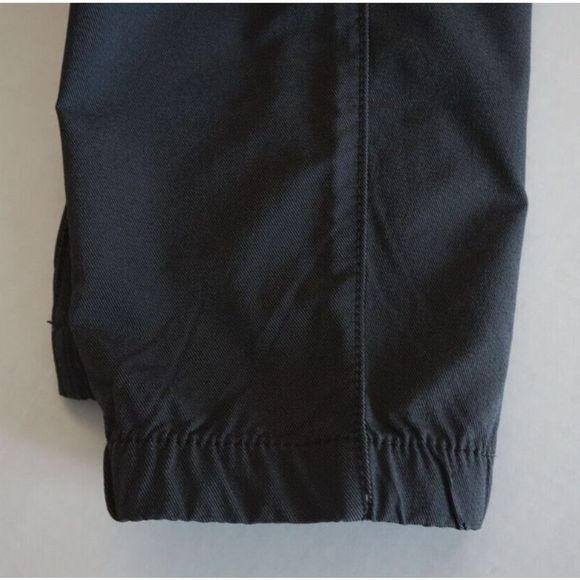 Hurley HFA21VMB 02546 Men's Sz L Dark Stone Gray Nylon Stretch Twill Joggers $60 - Picture 5 of 10